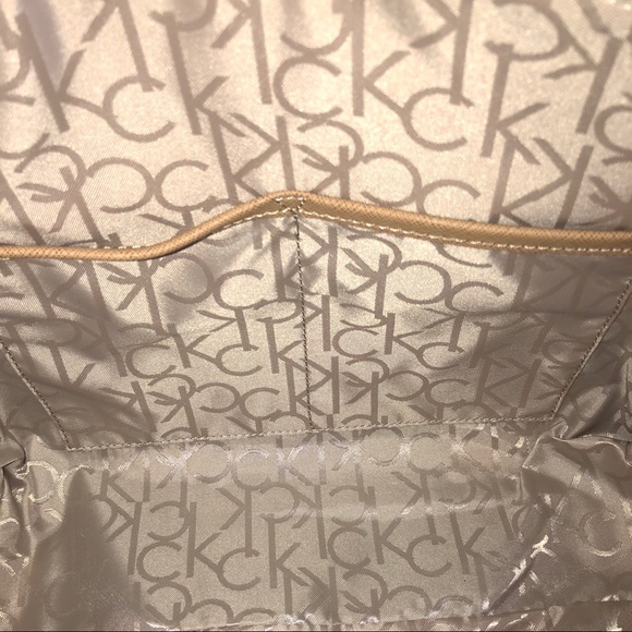 CALVIN KLEIN MONOGRAM SATCHEL - Picture 7 of 8